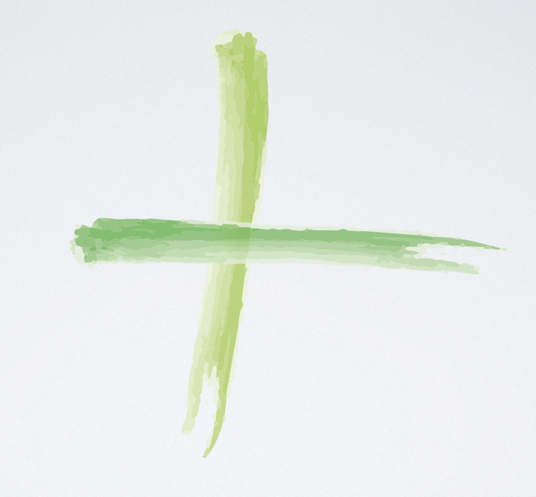 Cruz verde de la identidad visual de Farmacia Angulo Tovar